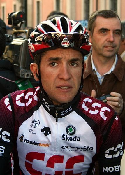 Carlos Sastre (Team CSC) is apparently confident about his own chances today