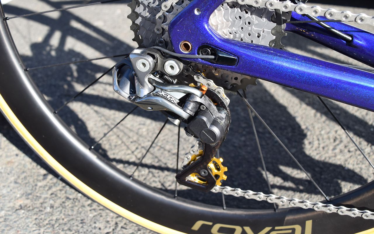 All of the Creo models are setup in a 1X guise and use Shimano's MTB-specific rear derailleurs to accommodate the larger cassettes