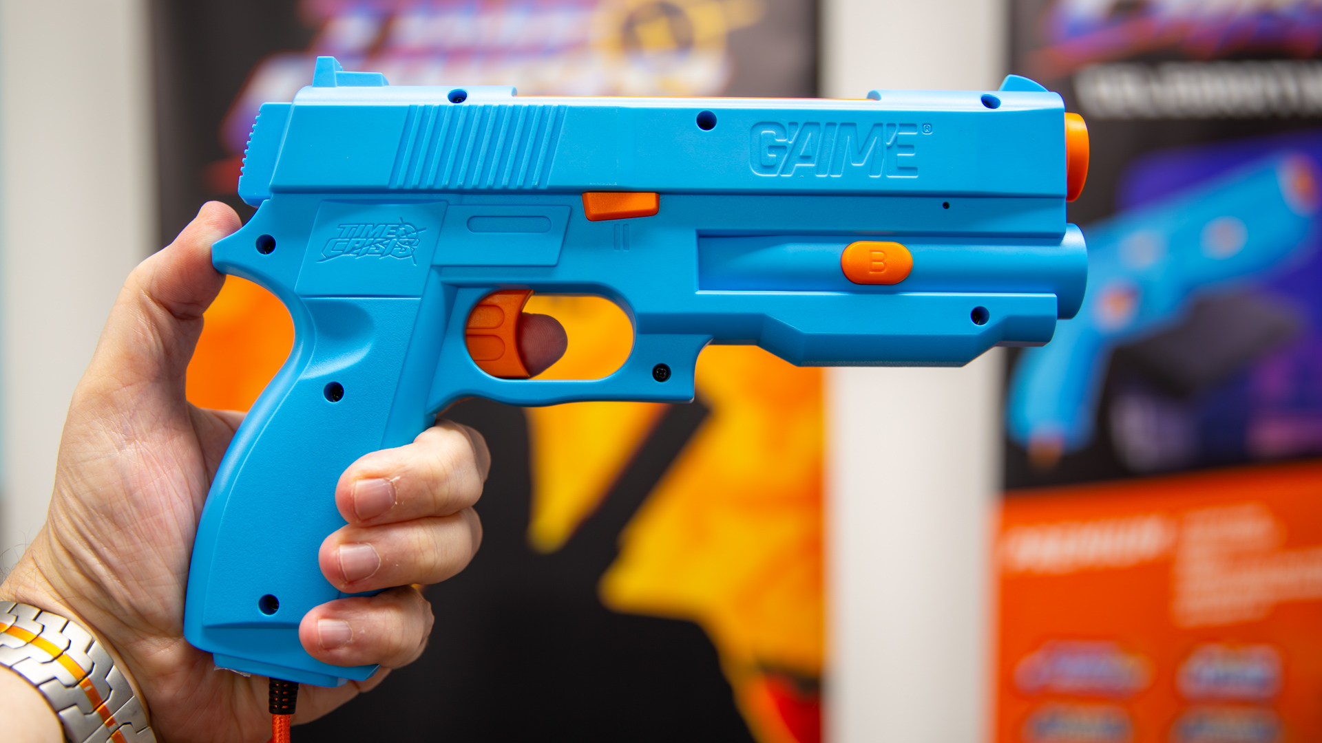 G'AIM'E Time Crisis Lightgun hands-on image