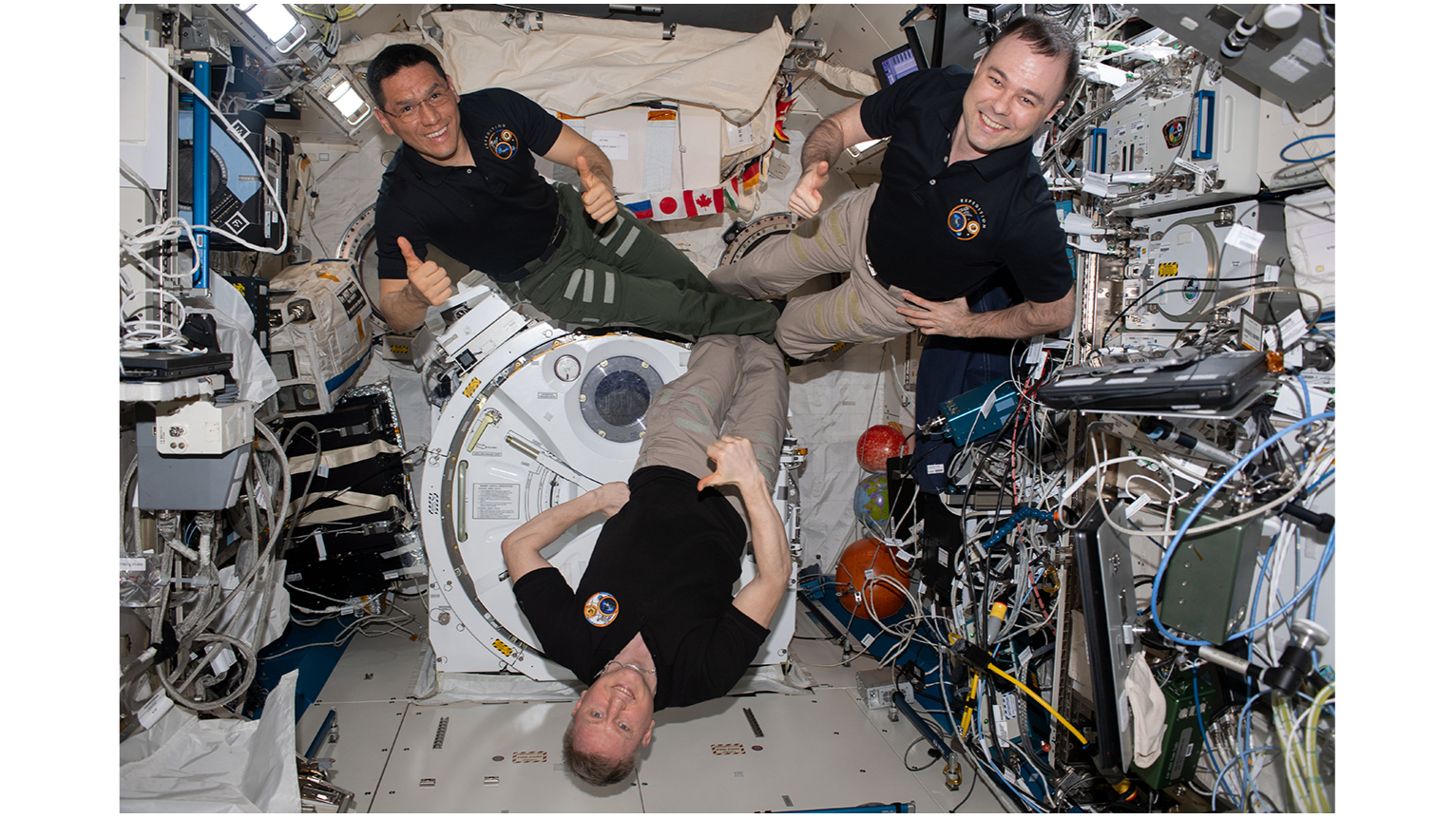 Three astronauts return to Earth after a year in space. NASA's