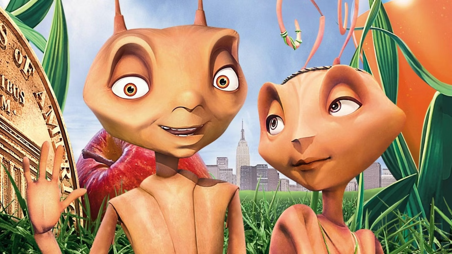 Pixar vs DreamWorks; animated ant characters and a green troll