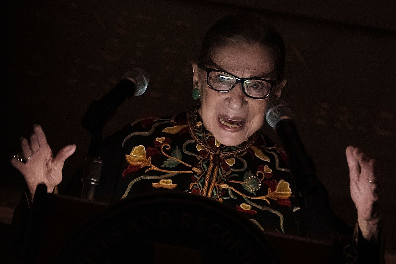 Ruth Bader Ginsburg.