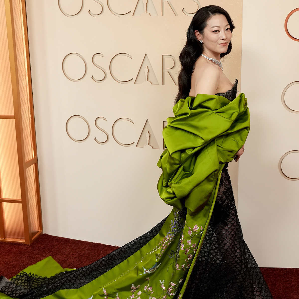 Celebrities at the 2026 Academy Awards on the red carpet.