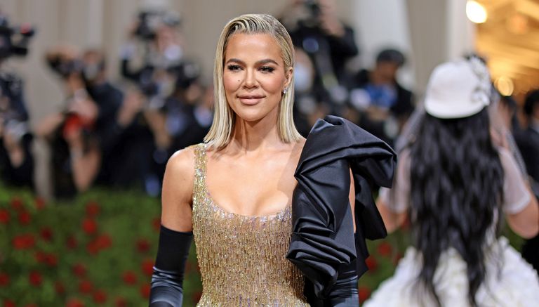 Khloé Kardashian attends The 2022 Met Gala Celebrating "In America: An Anthology of Fashion" at The Metropolitan Museum of Art on May 02, 2022 in New York City