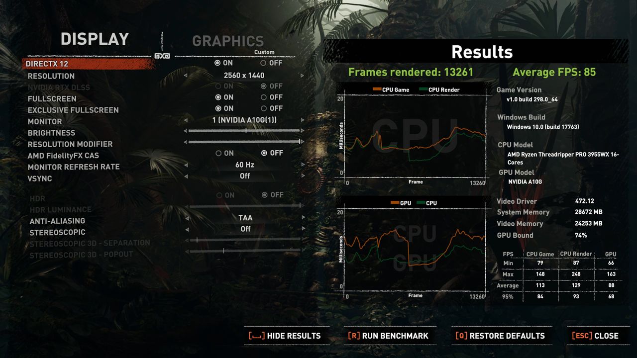 GeForce Now vs. RTX 3080 local comparisons