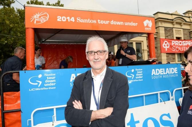 It was Brian Cookson's first visit to the Tour Down Under