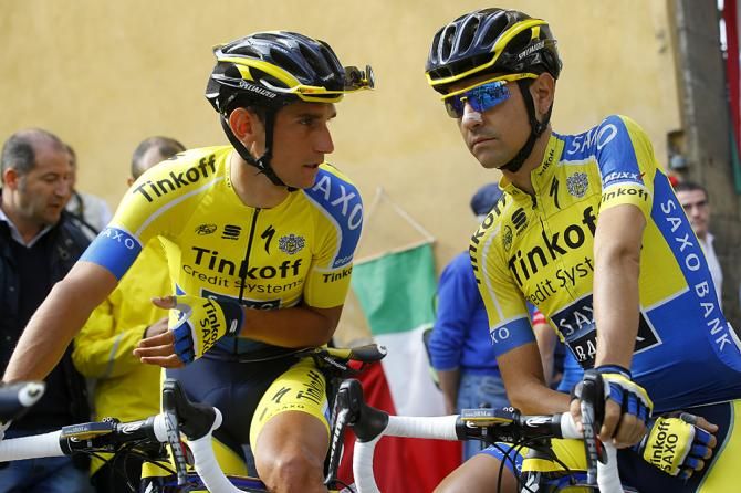 Roman Kreuziger and Jesus Hernandez (Tinkoff-Saxo)