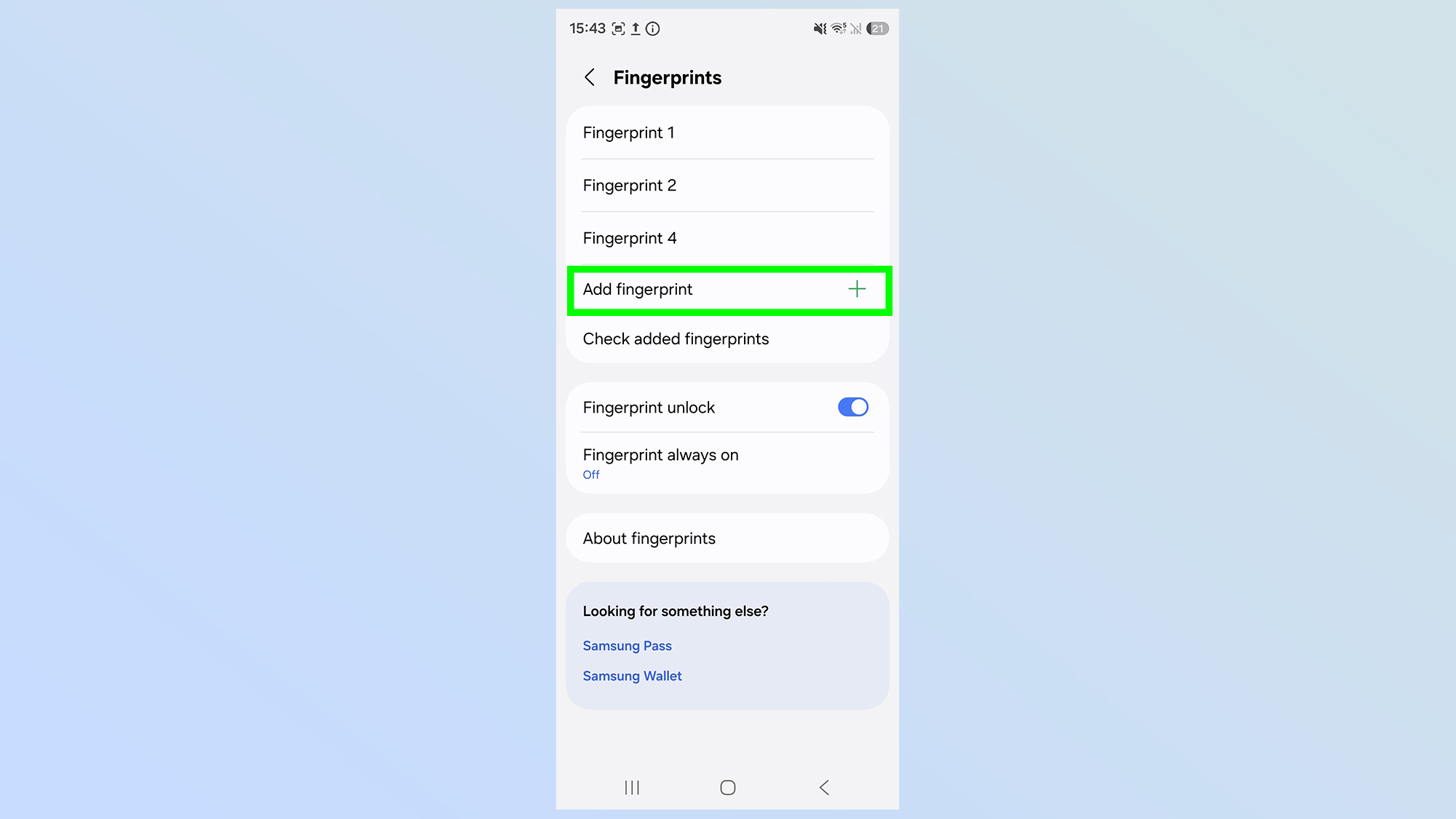 samsung galaxy z fold 8 fingerprint scanner