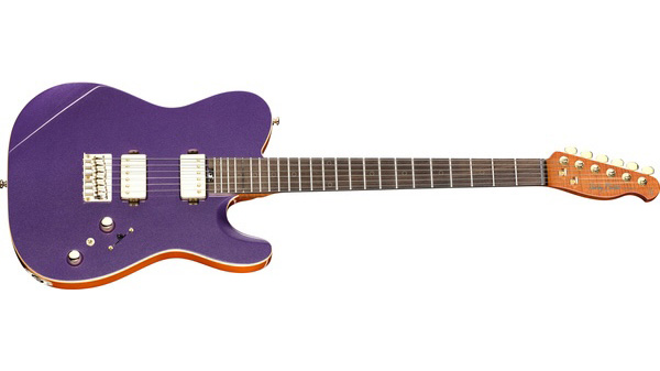 Harley Benton Fusion-T II HH RW HT PM on white background