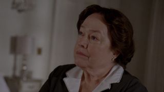 Kathy Bates' Delphine in a maid outfit in AHS: Coven.