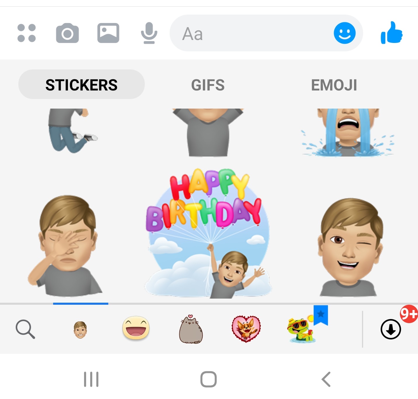 Facebook Avatars in Messenger