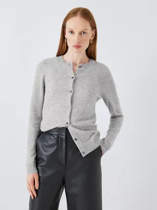 John Lewis Cashmere Crew Neck Cardigan