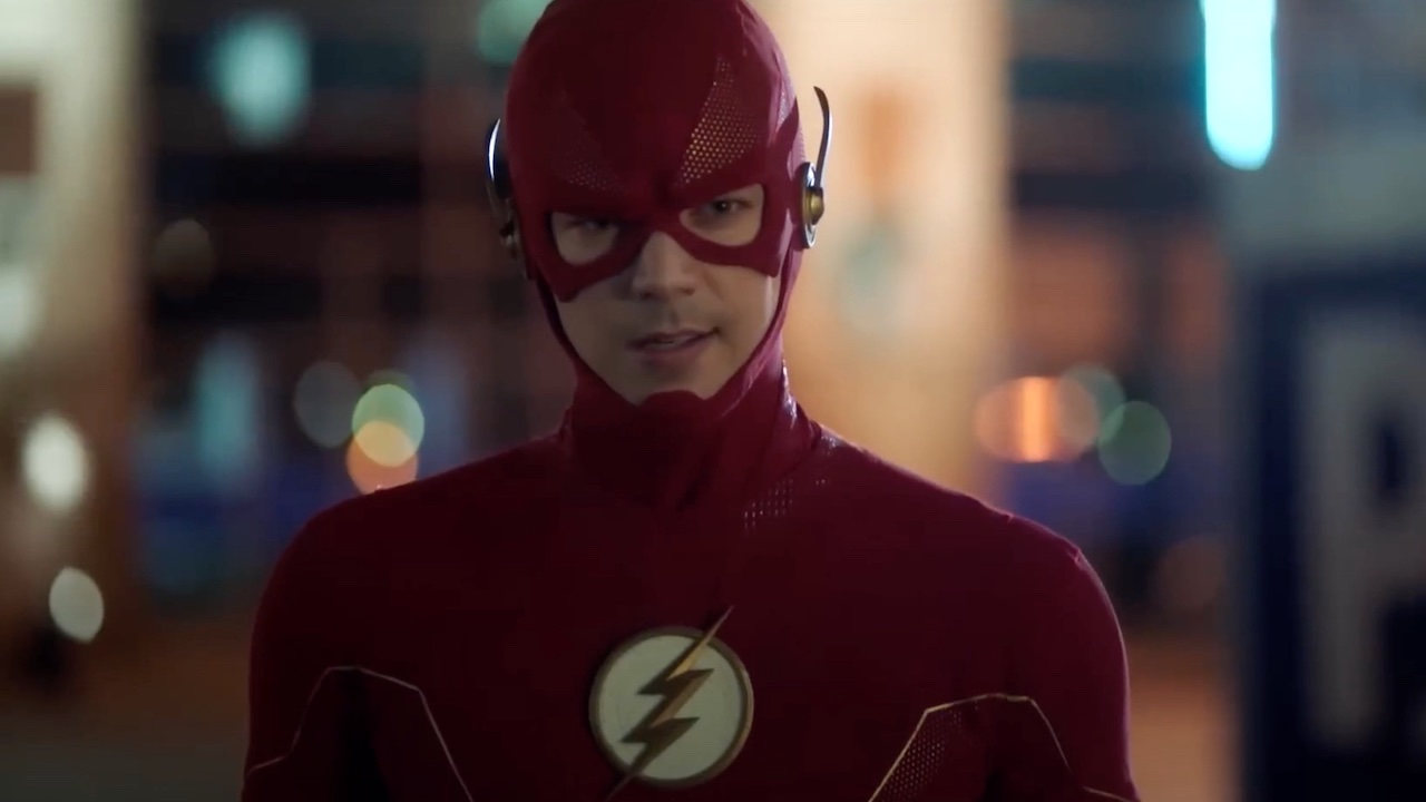 Grant Gustin's Barry Allen suited up as The Flash