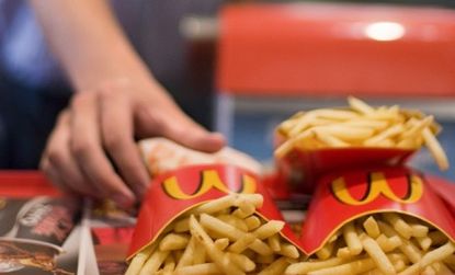 On April 19, McDonald's will hire 50,000 people in a single day, adding to their current workforce of 650,000.