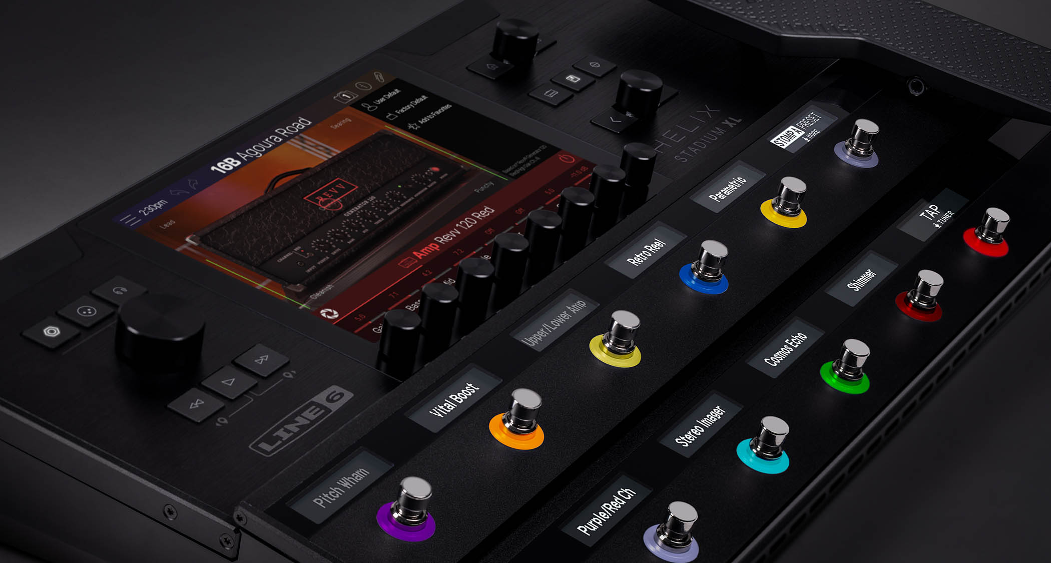 Line 6 Helix Stadium XL: The new flagship amp modeller and multi-effects unit is a dramatic expansion of the Helix framework with a suite of state-of-the-art features