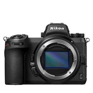 Nikon Z6 II camera on a white background