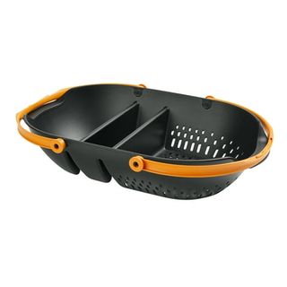 Fiskars Garden Harvest Basket for Flowers and Vegetables, Durable Plastic, Black