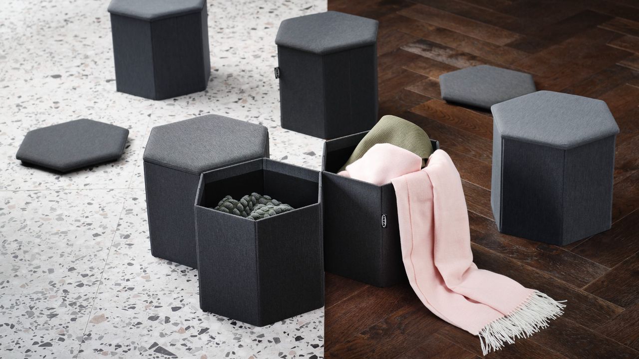 IKEA KJUGE pouffe