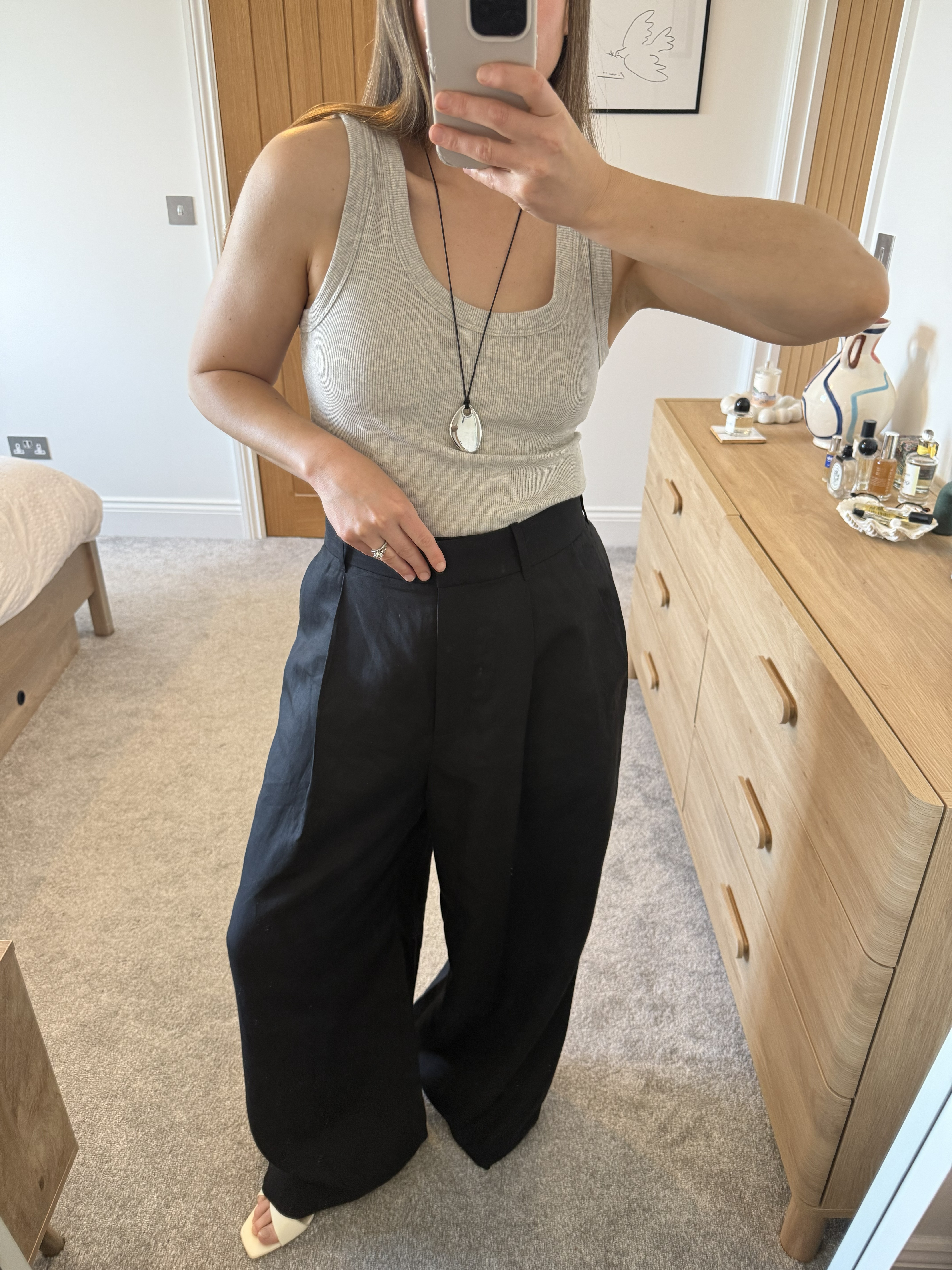 COS linen trousers