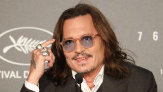 Johnny Depp press day during Press Day for Jeanne Du Barry