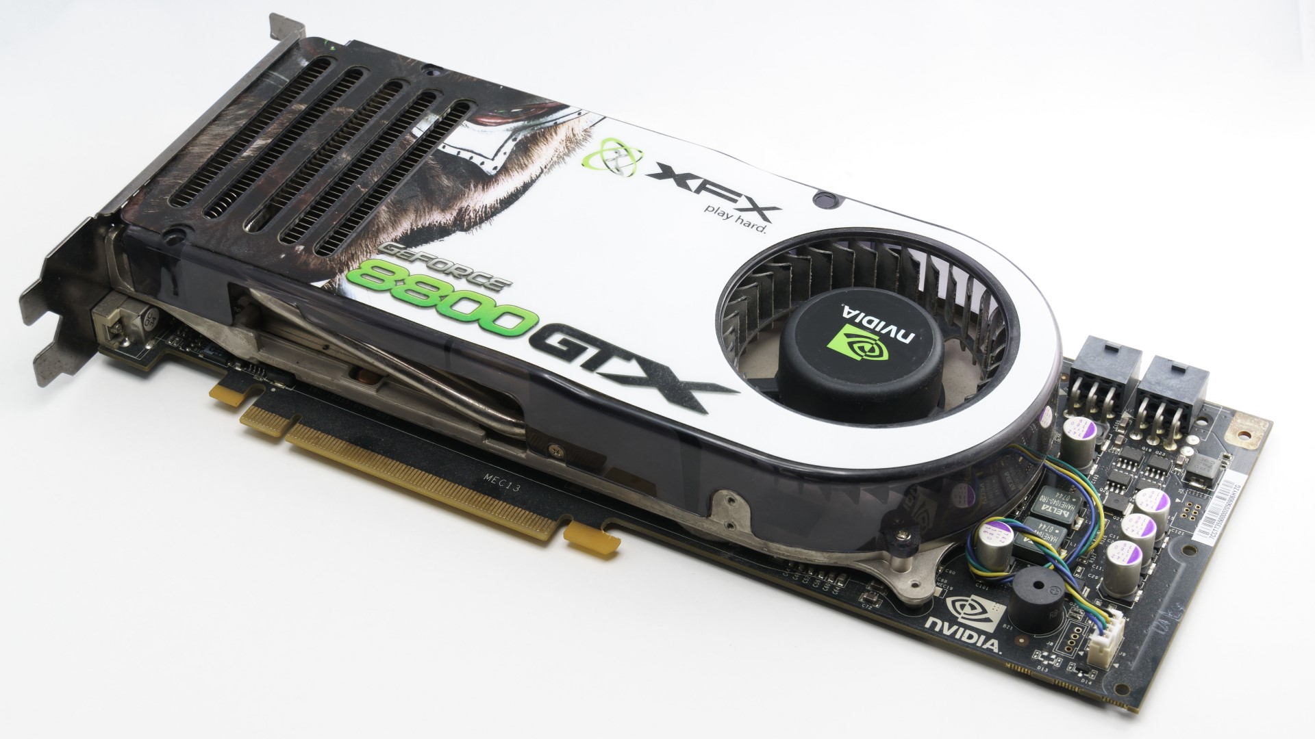 Nvidia's GeForce 8800 GTX graphics card.