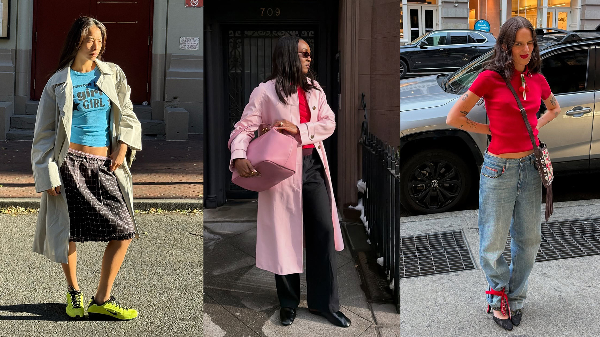 women wearing spring outfits