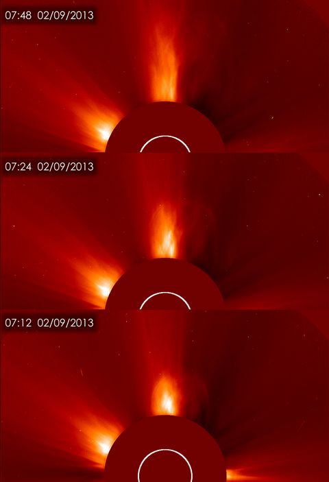 Sun Unleashes Solar Eruption At Earth During Long Flare | Space