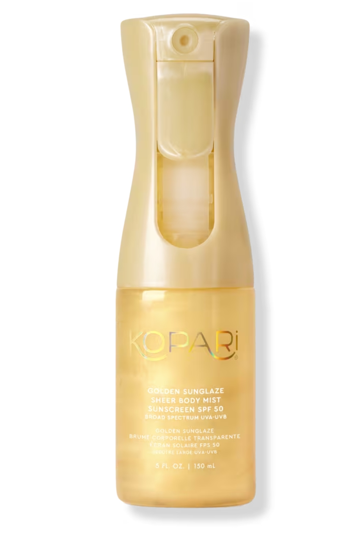 Golden Sunglaze Sheer Body Mist Sunscreen Spf 50