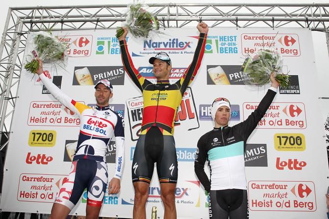 The podium at Heistse Pijl