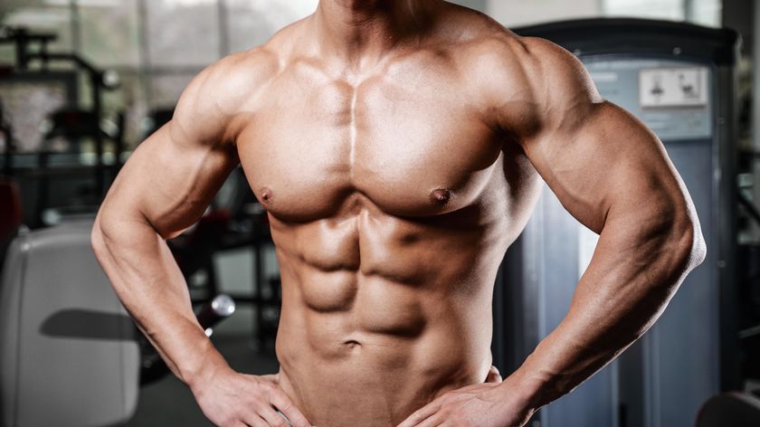 a man with a strong upper body