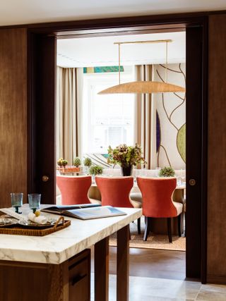 the newly launches apartments at No.1 Grosvenor Square feature lots of colour