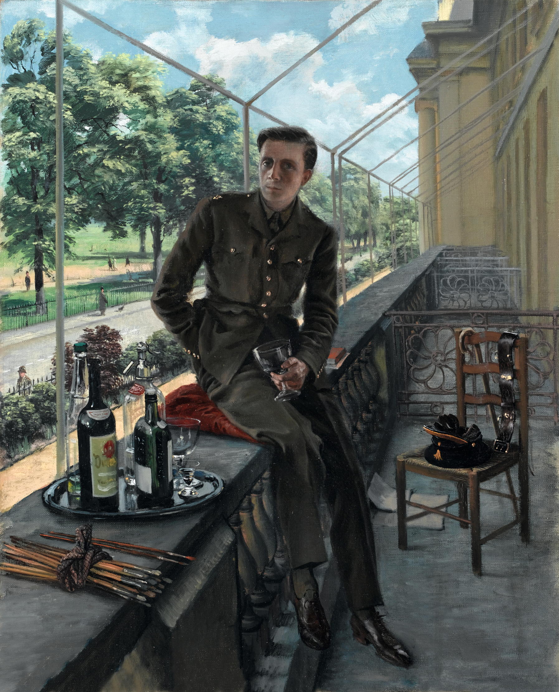 Rex Whistler’s intensely poignant self-portrait of 1940. ©National Army Museum, London