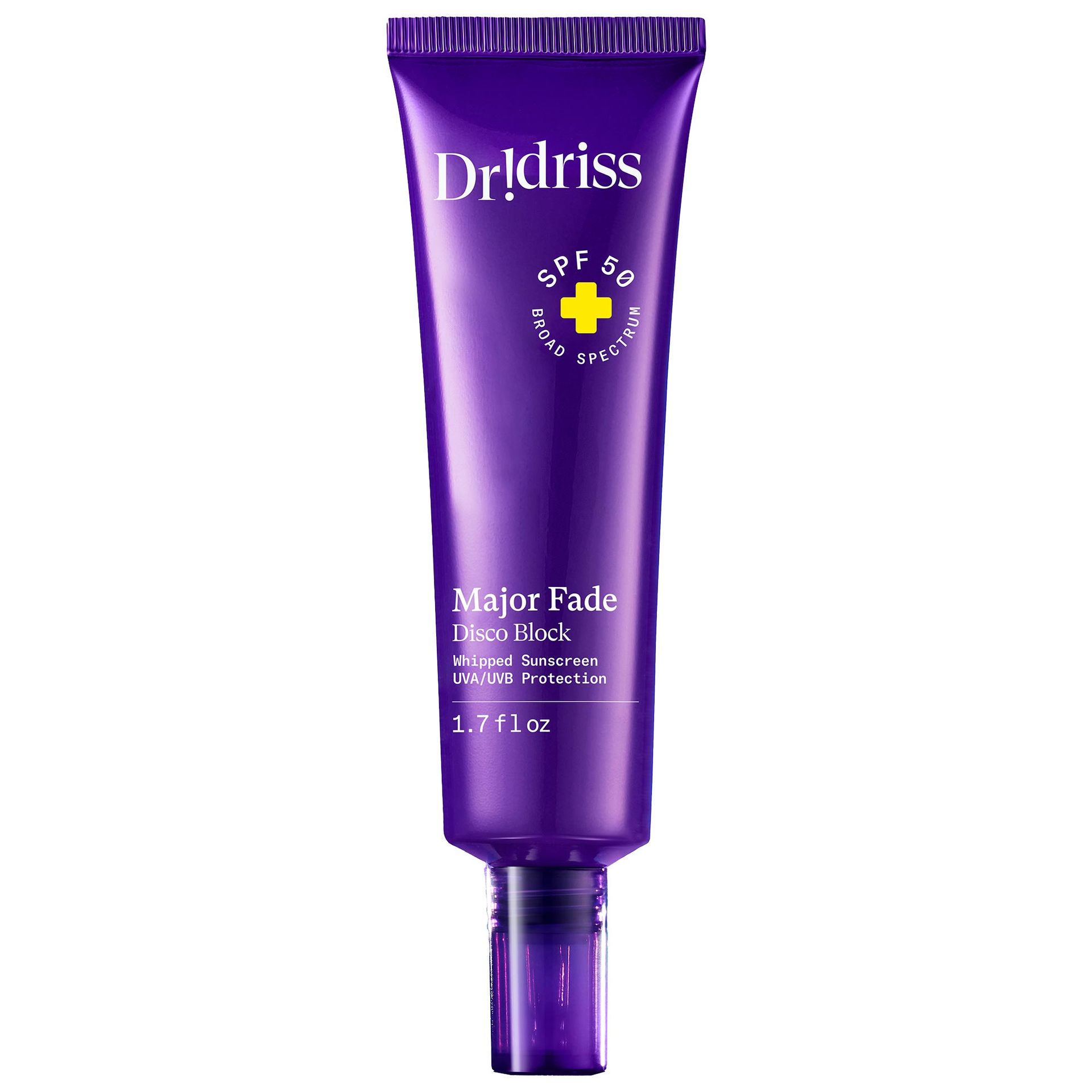 Major Fade Disco Block Discoloration Treatment Spf 50 Broad-Spectrum Sunscreen With Ceramides and Glycerin