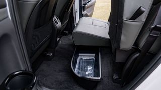 2025 Hyundai Santa Cruz Limited rear seats.