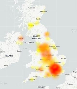 Downdetector Outage Map Three
