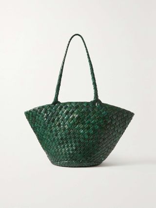 Egola Woven Leather Tote