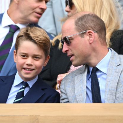 Prince George and Prince William attend Wimbledon in 2023