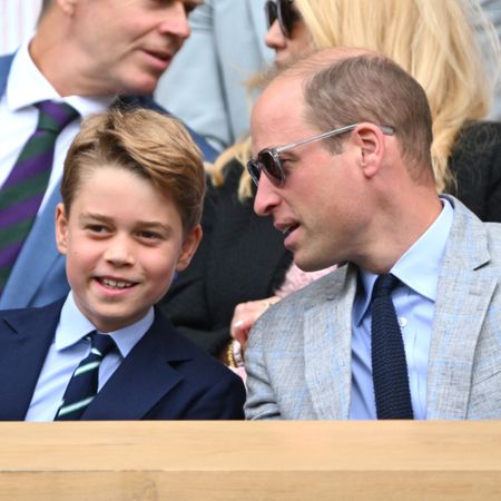 Prince George and Prince William attend Wimbledon in 2023