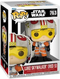 Funko Pop Deluxe Luke Skywalker Red 5 figure