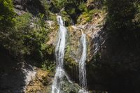 Salmon Creek waterfall at Big Sur in California