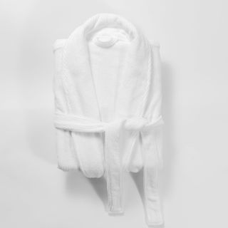 Ribbed Terry Bath Robe 