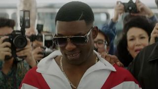 Trevante Rhodes in sunglasses as Mike Tyson in MIKE