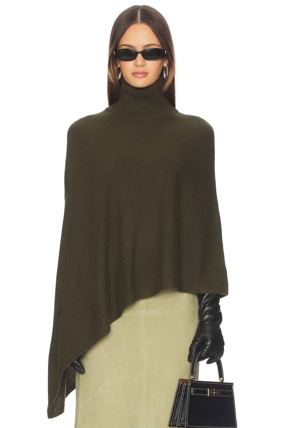 Axele Cashmere Knit Cape
