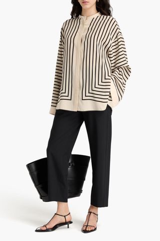 Striped Silk Blouse