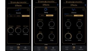 Yamaha TransAcoustic app screenshots