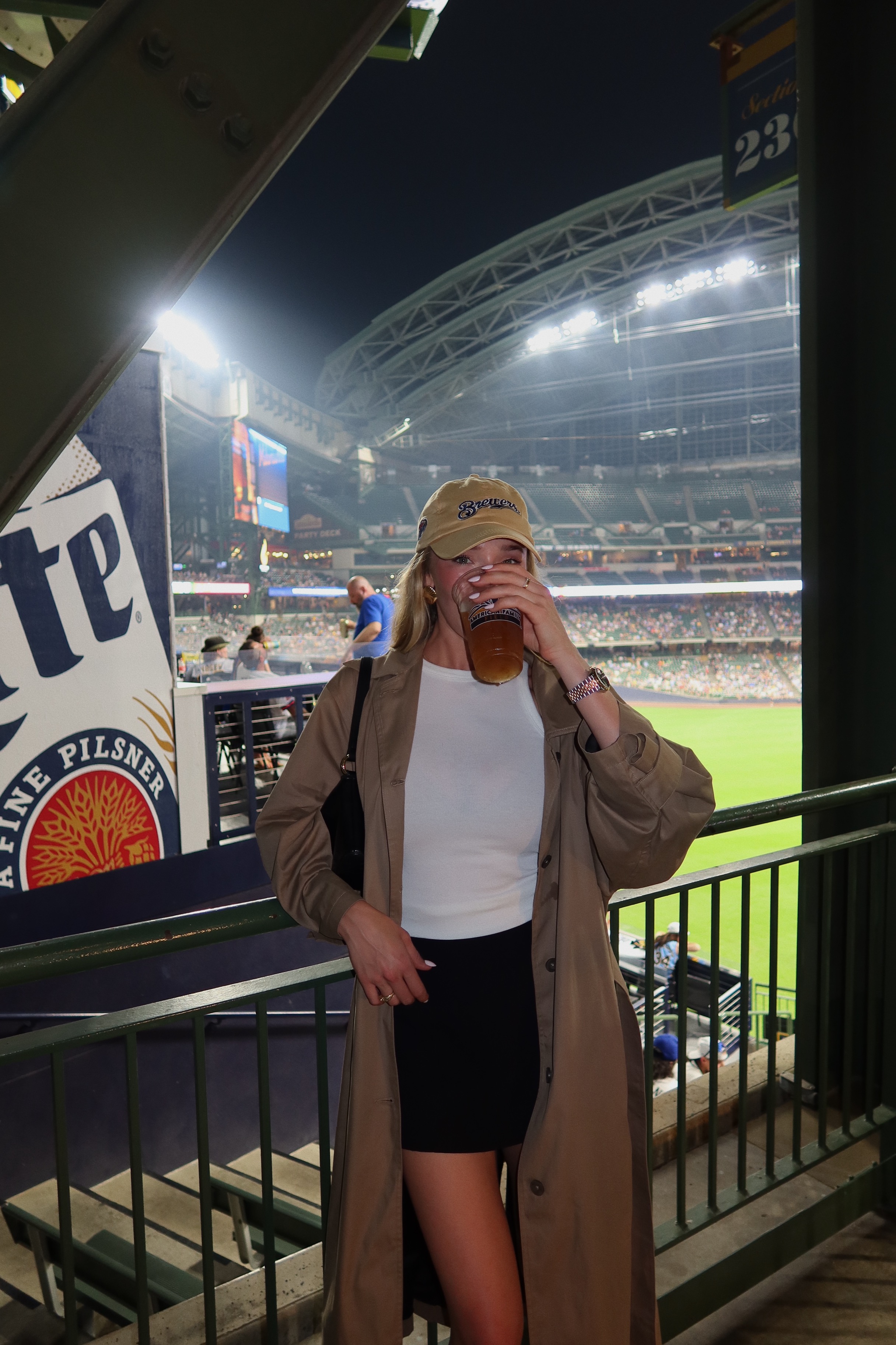 payton ross at a baseball game