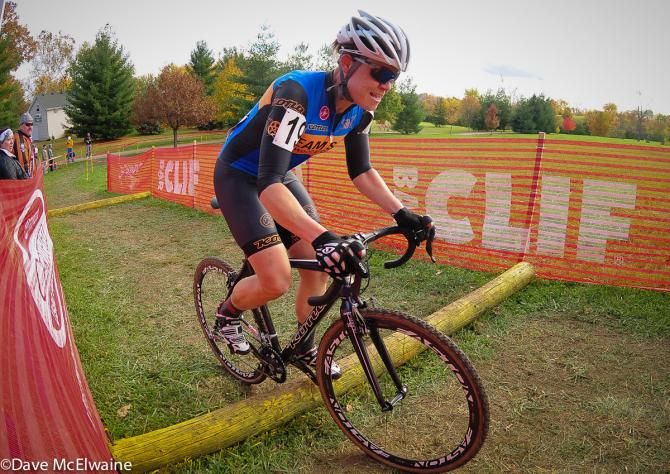 Bethann Orton (Team S&amp;M) was not far behind the leaders for most of the race