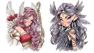 Fantasy character art by Tamara Nederkoorn