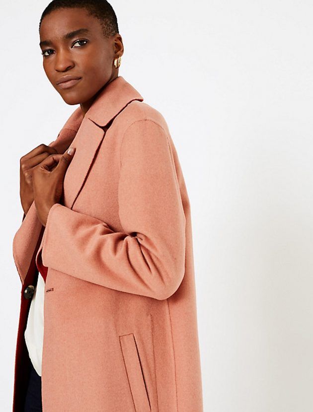 marks and spencer maxi coat
