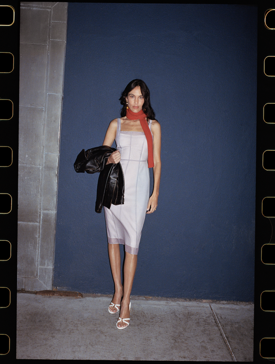 campaign photos of the Reformation x Alexa Chung fashion collaboration for Fall 2026